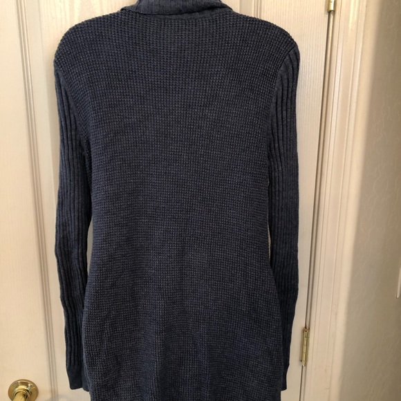 INC International Concepts Blue Gray Turtleneck - Size M - Picture 11 of 14